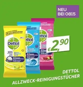 0815 Dettol Allzweck-Reinigungstücher Angebot