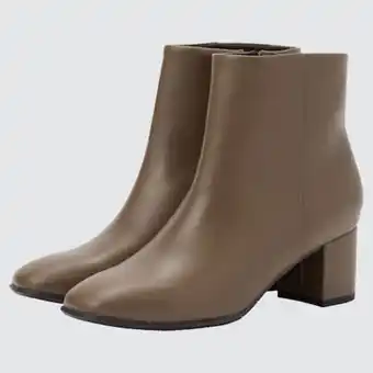 UNIQLO Women comfeel touch side zip short boots Angebot