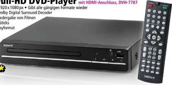Norma Full HD DVD-Player DVH-7787 Angebot