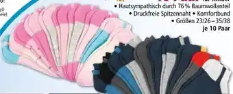 Norma Kinder Sneaker-Socken Angebot