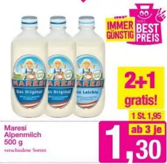 Sutterlüty Maresi Alpenmilch 500 g Angebot