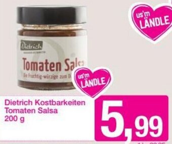 Sutterlüty Dietrich Kostbarkeiten Tomaten Salsa 200 g Angebot
