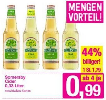 Sutterlüty Somersby Cider 0,33 Liter Angebot