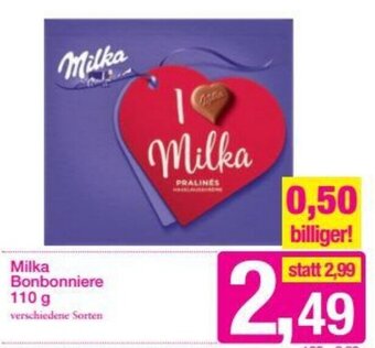 Sutterlüty Milka Bonbonniere 110 g Angebot