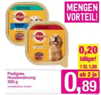 Sutterlüty Pedigree Hundenahrung 300 g Angebot