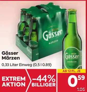 Billa Corso Gösser Märzen 0,33 Liter Angebot