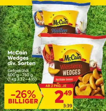 Billa Corso McCain Wedges Div.Sorten 600g-750g Angebot