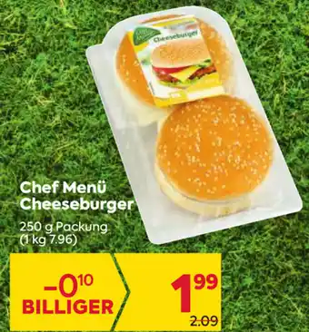 Billa Corso Chef Menü Cheeseburger 250g Angebot