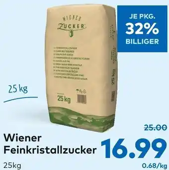 T&G Wiener Feikristallzucker 25kg Angebot