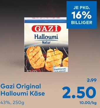 T&G Gazi Original Halloumi Käse 250g Angebot