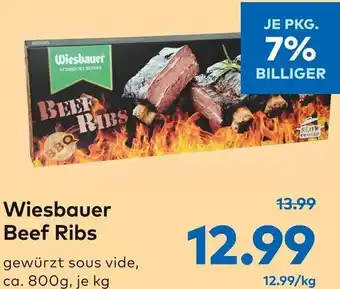 T&G Wiesbauer Beef Ribs 800g Angebot