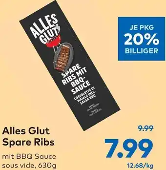 T&G Alles Glut Spare Ribs 630g Angebot