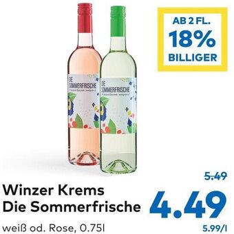 T&G Winzer Krems Die Sommerfrische 0.75L Angebot