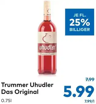 T&G Trummer Uhudler Das Original 0.75L Angebot