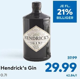 T&G Hendrick's Gin 0.7L Angebot