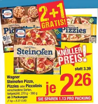 Maximarkt Wagner Steinofen Pizza, Pizzies oder Piccolinis 270 g-380 g Angebot