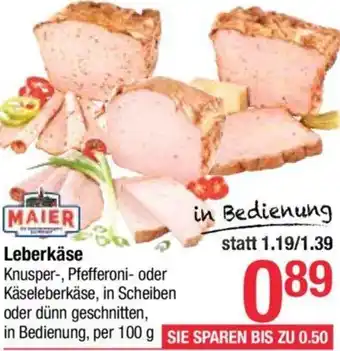 Maximarkt Leberkäse 100 g Angebot