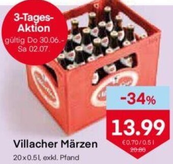MPreis Villacher Märzen 20 x 0,5L Angebot