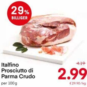 MPreis Italfino Prosciutto di Parma Crudo 100 g Angebot