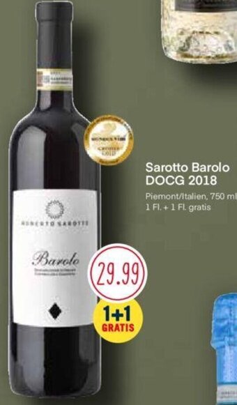 MPreis Sarotto Barolo DOCG 2018 750ml Angebot