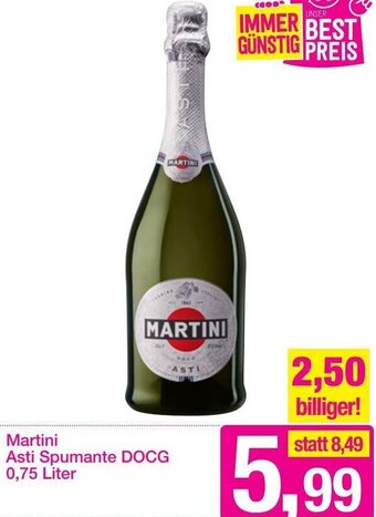 Sutterlüty Martini Asti Spumante DOCG 0,75 Liter Angebot