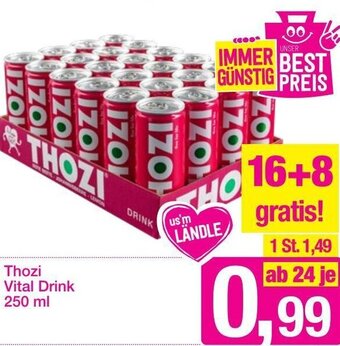 Sutterlüty Thozi Vital Drink 250ml Angebot