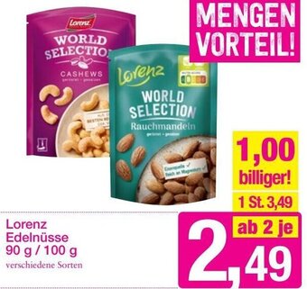 Sutterlüty Lorenz Edelnüsse 90g/100g Angebot