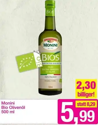 Sutterlüty Monini Bio Olivenöl 500ml Angebot