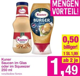 Sutterlüty Kuner Saucen Im Glas Oder Im Squeezer 250 ml Angebot