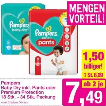 Sutterlüty Pampers Baby Dry Inkl. Pants Oder Premium Protection Angebot