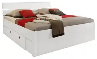 Möbelix Bett inkl. laden + led 180x200 mars, weiß Angebot