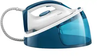 Media Markt Philips dampfbügeleisen gc6742/20 fast care compact weiß/blau Angebot