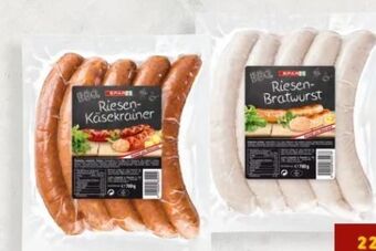 Interspar Riesen Käsekrainer BBQ Angebot