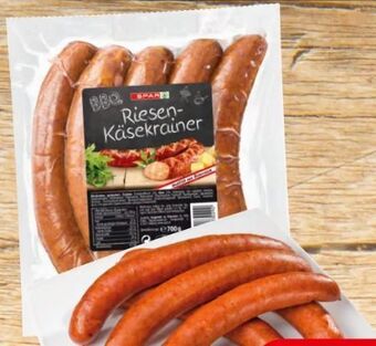 Spar Riesen Käsekrainer BBQ Angebot