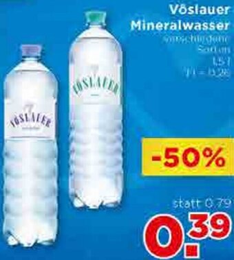 Unimarkt Vöslauer Mineralwasser Angebot
