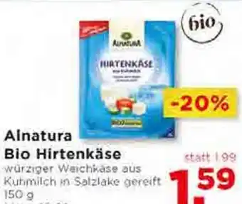 Unimarkt Alnatura Bio Hirtenkäse 150 g Angebot