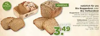 Unimarkt Bio Roggenbrot oder Bio Vollkornbrot 700 g / 750 g Angebot