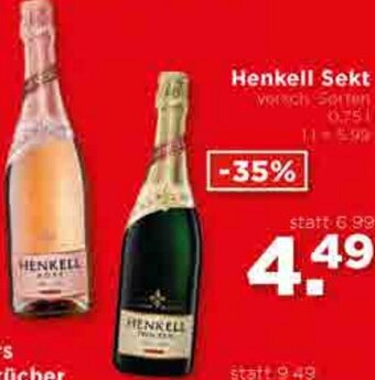 Unimarkt Henkell Sekt 0.75l Angebot