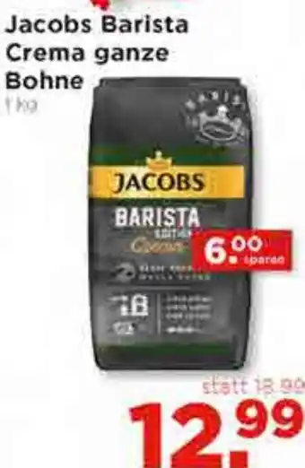Unimarkt Jacobs Barista Crema Ganze Bohne 1 kg Angebot