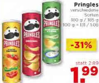 Unimarkt Pringles 180 g/ 185 g Angebot