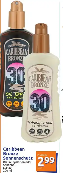 Action Caribbean Bronze Sonnenschutz 200 ml Angebot