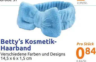 Action Betty's Kosmetik-Haarband 14,5 x 6 x 1,5 cm Angebot
