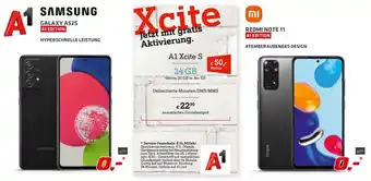 Hartlauer Galaxy A52S or Redmi Note 11 Angebot
