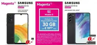 Hartlauer Galaxy A33 5G or Galaxy S21 FE 5G Angebot