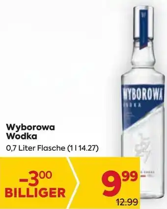 Billa Wyborowa Wodka 0,7 Liter Angebot