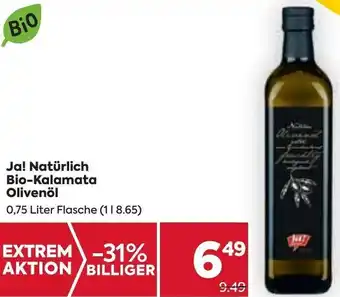 Billa Bio-Kalamata Olivenöl 0,75 Liter Angebot