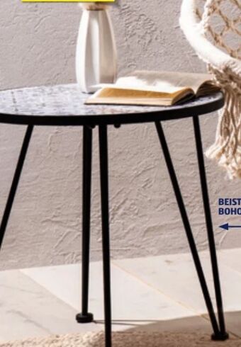 Hofer Beistelltisch Boho Style Angebot