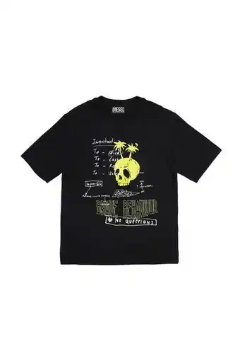 Diesel T-shirt mit ärmelaufnäher Angebot