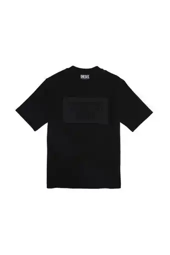 Diesel Dieselxdiesel t-shirt mit aufnäher mit unverarbeiteten kanten Angebot