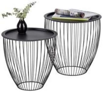 Mömax Beistelltischset in schwarz Angebot
